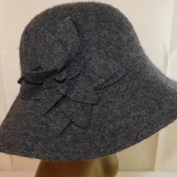 Wool Blend Gray Women\'s Bucket Hat main image 4